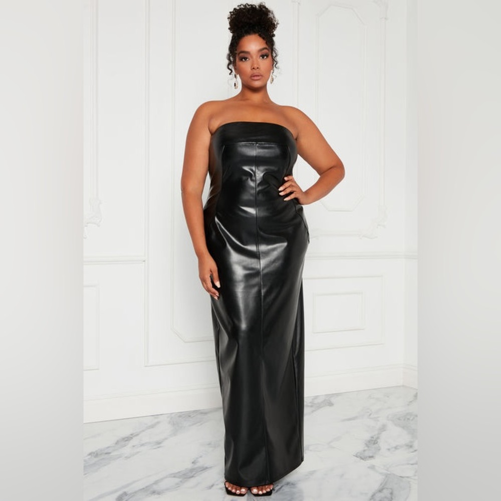 Leather Maxi Dress